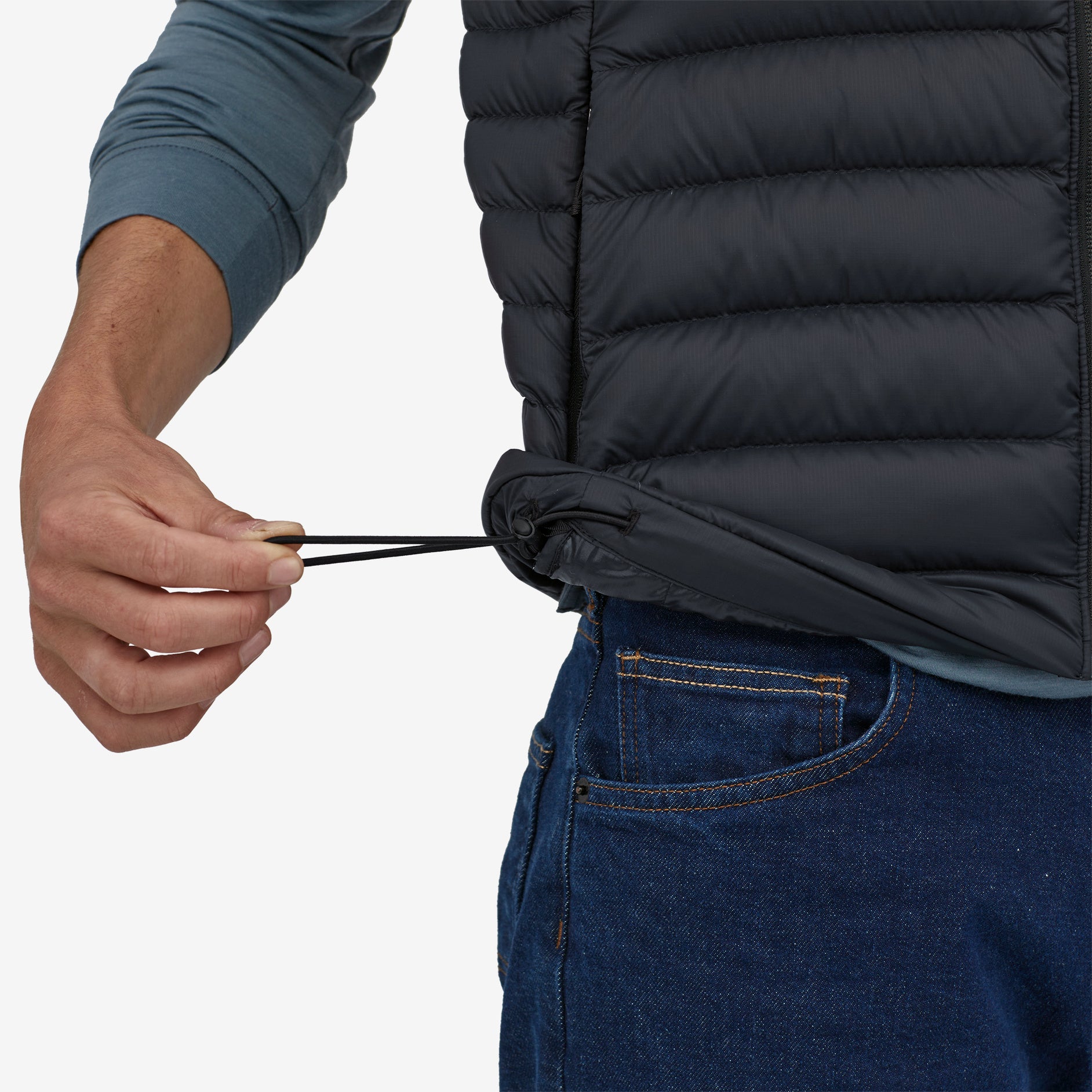 Patagonia Men's Down Sweater Vest - Black – Vamosoutdoors