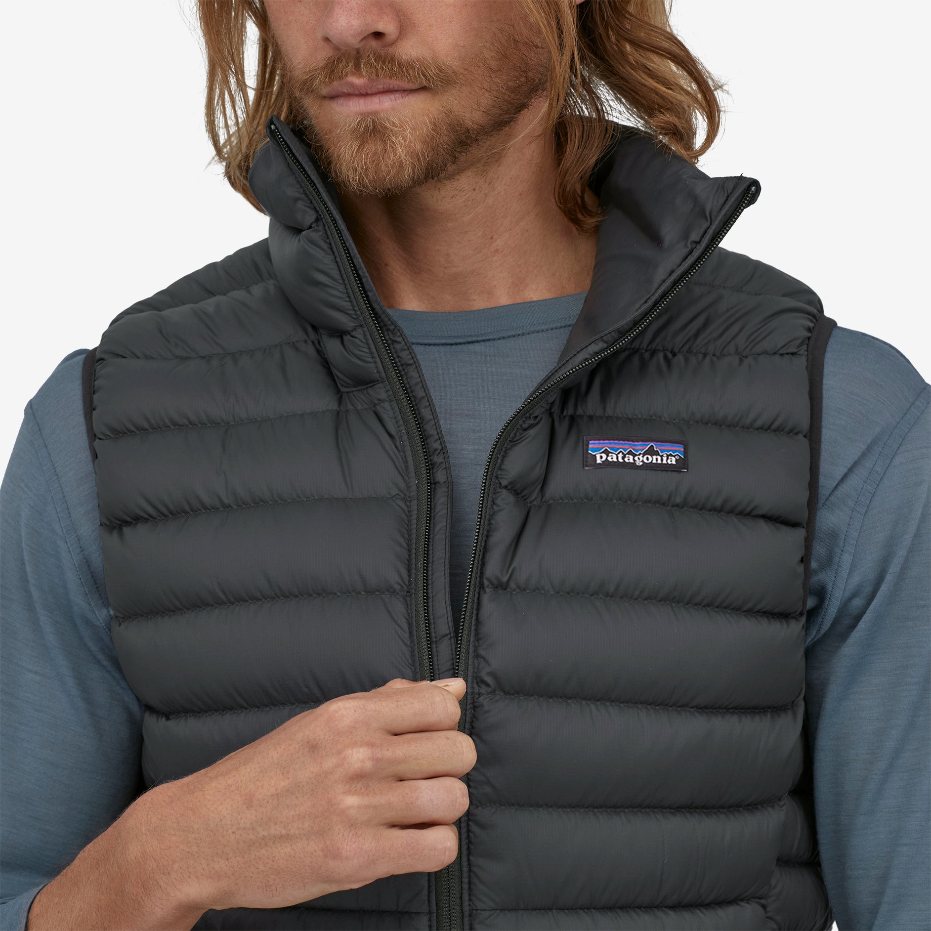 Patagonia Men's Down Sweater Vest - Black – Vamosoutdoors
