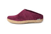 Glerup Slipper Leather - Cranberry