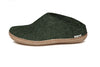 Glerup Slipper Leather - Forest