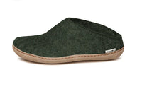 Glerup Slipper Leather - Forest