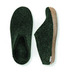 Glerup Slipper Leather - Forest