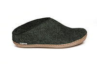 Glerup Slipper Leather - Forest