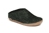Glerup Slipper Leather - Forest