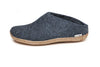 Glerup Slipper Leather - Denim