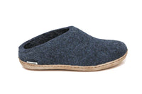 Glerup Slipper Leather - Denim