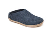 Glerup Slipper Leather - Denim