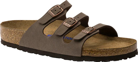 Birkenstock - Florida Soft Footbed Birko Flora Nubuck - Mocha