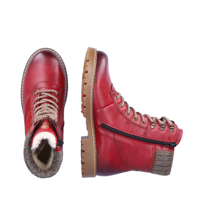 Winter Boots - D9378-35 - Red