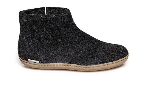 Glerup Boot Leather- Charcoal