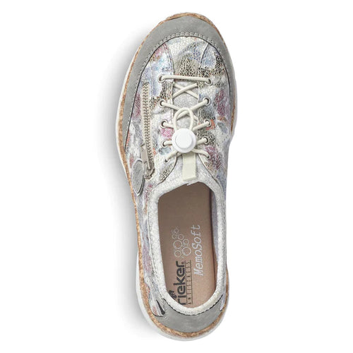 Bungee Lace Sneaker N42V1-40 - Floral