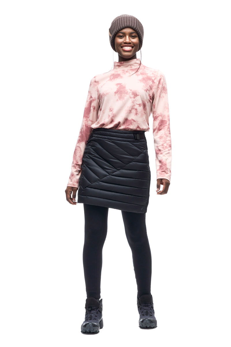 SULETEKK Long RDS Insulated Side Zip Skirt - Black