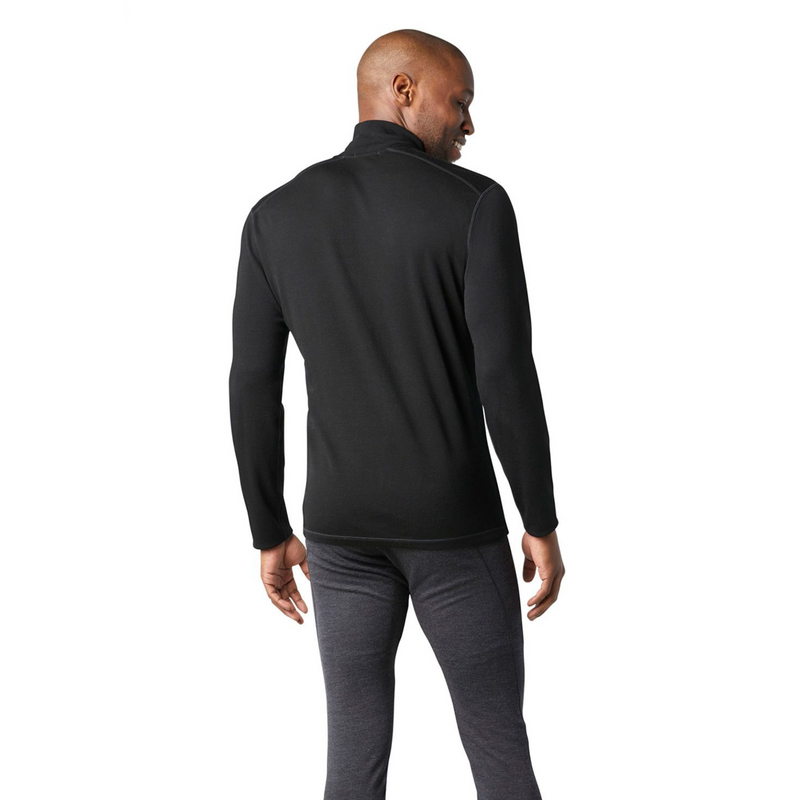 Smartwool Mens Merino Baselayer 1/4 Zip - Black