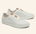 W's Pehuea Lī Sneakers - White/White Mesh