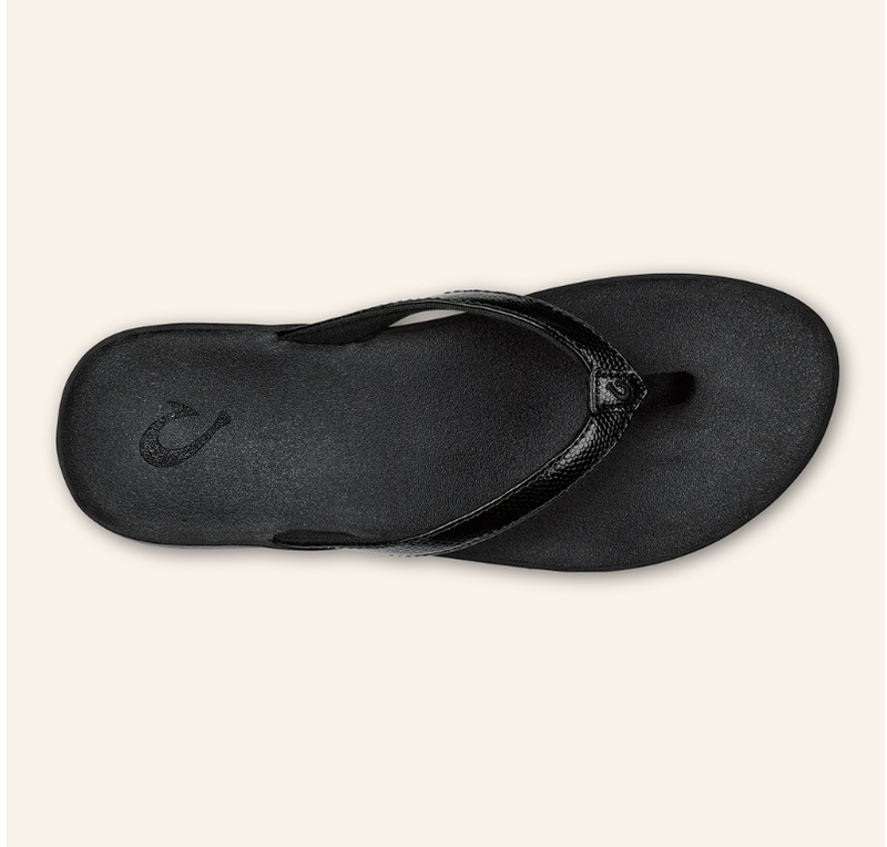 Olukai Puawe Sandals - Black/Black