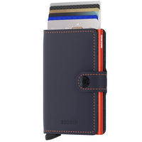 Miniwallet - Matte Night Blue / Orange