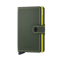 SECRID Miniwallet - Matte Green & Lime