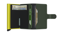 SECRID Miniwallet - Matte Green & Lime