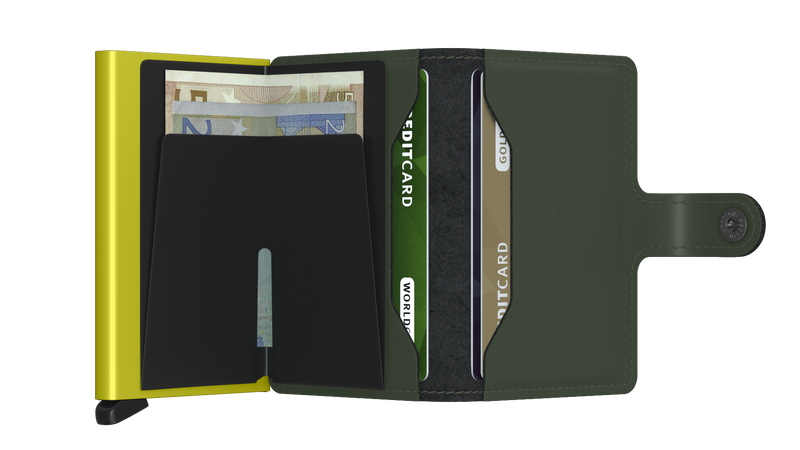 SECRID Miniwallet - Matte Green & Lime