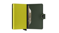 SECRID Miniwallet - Matte Green & Lime