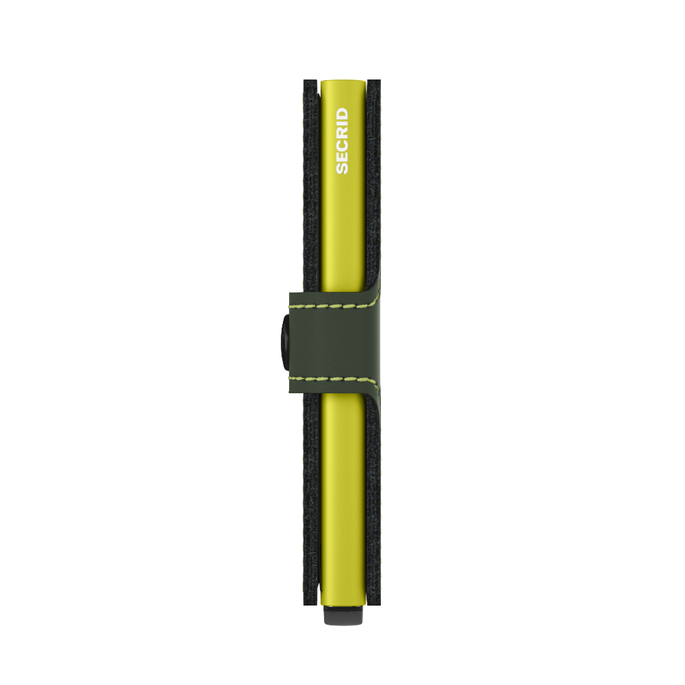 SECRID Miniwallet - Matte Green & Lime