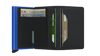 SECRID Slimwallet - Matte Black & Blue