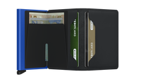 SECRID Slimwallet - Matte Black & Blue