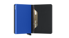 SECRID Slimwallet - Matte Black & Blue
