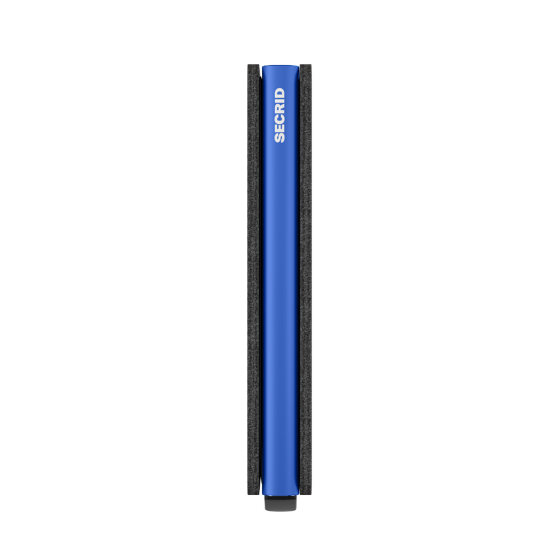 SECRID Slimwallet - Matte Black & Blue