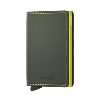 SECRID Slimwallet - Matte Green & Lime