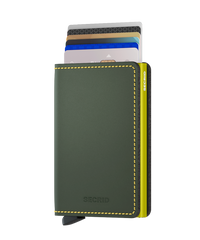 SECRID Slimwallet - Matte Green & Lime