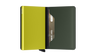 SECRID Slimwallet - Matte Green & Lime