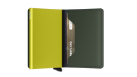 SECRID Slimwallet - Matte Green & Lime