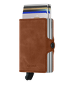 SECRID Twinwallet - Vintage Cognac Silver