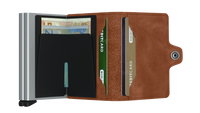 SECRID Twinwallet - Vintage Cognac Silver