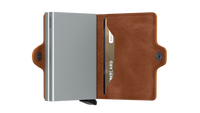 SECRID Twinwallet - Vintage Cognac Silver