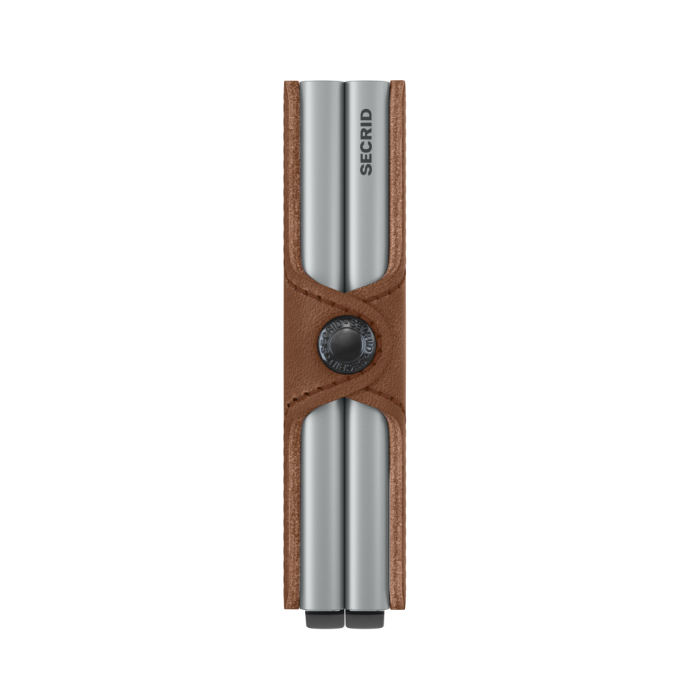 SECRID Twinwallet - Vintage Cognac Silver