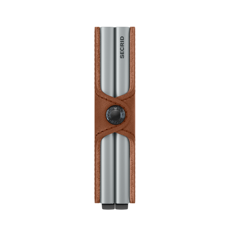 SECRID Twinwallet - Vintage Cognac Silver